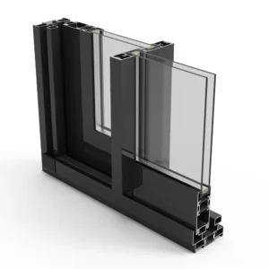 Ventana de aluminio corredera perimetral de la Serie CT70