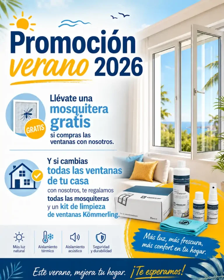 Promoción mosquiteras Kömmerling verano 2026